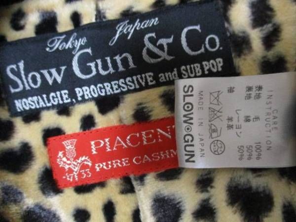 SLOWGUN スロウガン カシミア 大人のスタジャン 3キャメル SLOWGUN 