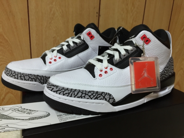 即決価格 28.5 NIKE AIR JORDAN3 RETRO INFRARED ジョーダン