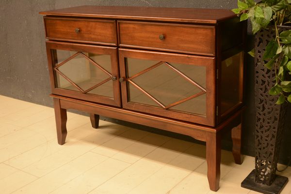 OU67-92^英国アンティーク調キャビネット展示品アウトレット1円