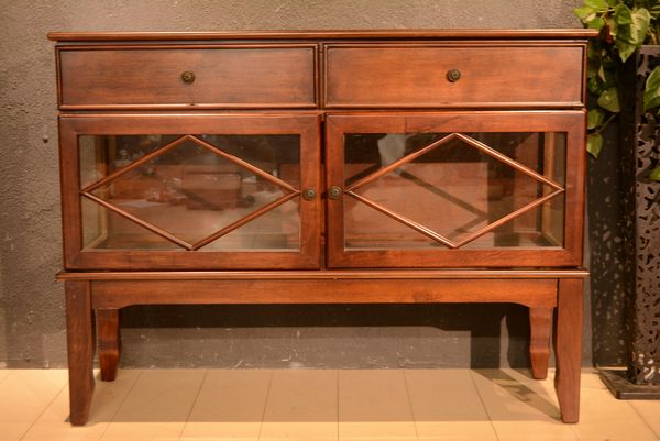 OU67-92^英国アンティーク調キャビネット展示品アウトレット1円