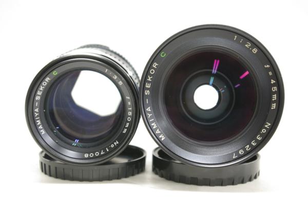 mamiya 645用 SEKOR C 45mm F2.8+SEKOR C 150mm F3.5◇403B7-10 名