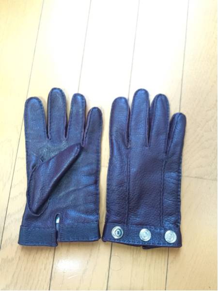 SOLI ソリ ディアスキンカシミアインナーグローブ7ハーフ 茶