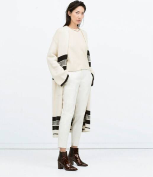 zara ロングカーディガン ザラ enfold