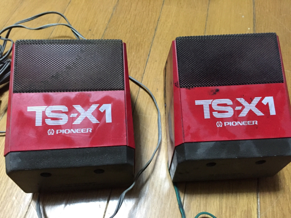 △Pioneer TS-X1 ロンサムカーボーイ 置き型スピーカー(据置、ボックス
