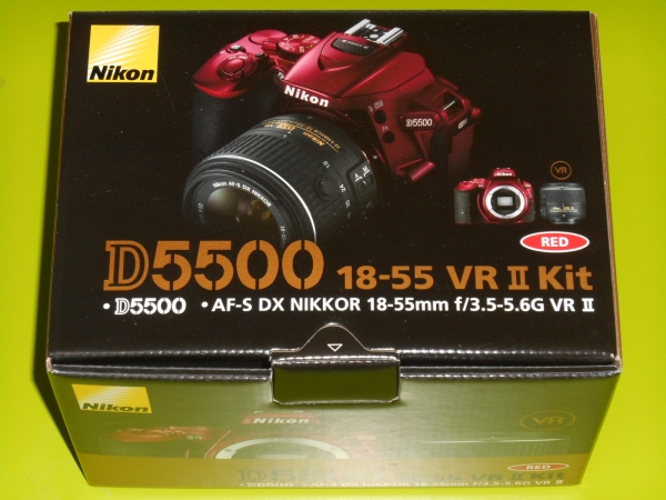 【新品未使用】ニコン★Nikon D5500 ボディ(レッド)付属品完備