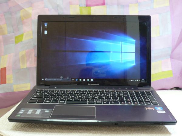 Ideapad Z575　AMD4コア1.6GHZ/500G/4G/office2007/Windows10　