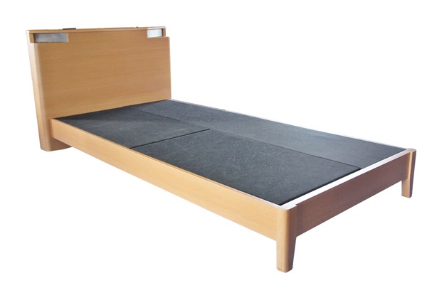 【特価品】アウトレット★収納BOXライトコンセント付ベッドSA981