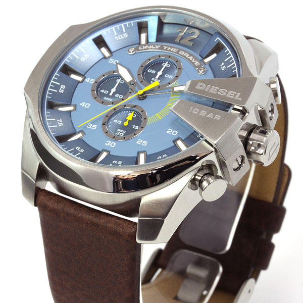 ディーゼルDIESEL腕時計レザーメンズ多針アナログ表示クロノ
