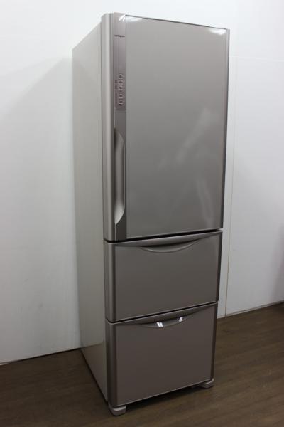 新作登場，HOT HITACHI ノンフロン冷凍冷蔵庫 R-K370EV 14年製 日立