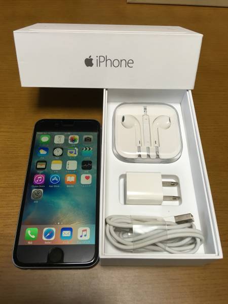 ☆au iPhone 6 128GB スペースグレー 筐体交換品‼︎_1