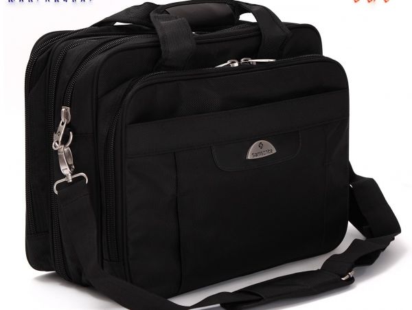 ★ Samsonite ビジネスPCバッグ 3WAY 容量可変10cm BK★