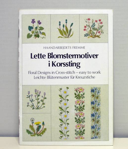 フレメ花糸☆クロスステッチ図案「小さな花柄」☆Fremme