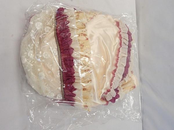 メーカー不明MSD女の子用?ロングスカート花柄 アイボリー[梱0.1]