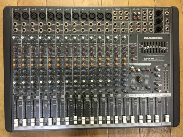MACKIE CFX16MKII 16chミキサー ご覧頂きありがとうございます 【公式