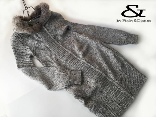 B★アンドバイピンキー＆ダイアン★ジップアップニット38