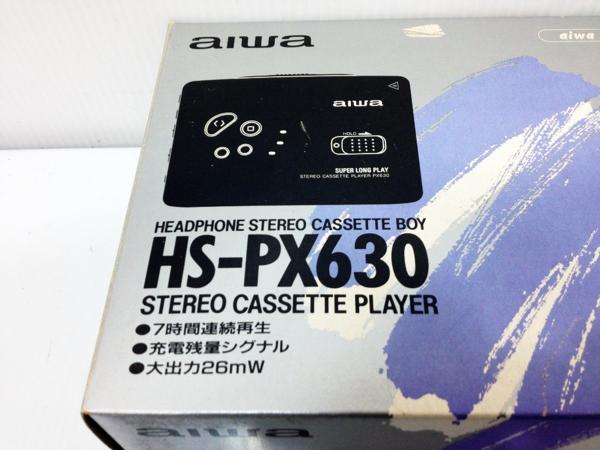 ☆aiwa アイワ ステレオカセットプレーヤー HS-PX630 ジャンク品