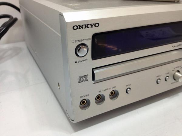 △ONKYO オンキョー CD/FMチューナーアンプ CR-D2 中古品△ ONKYO