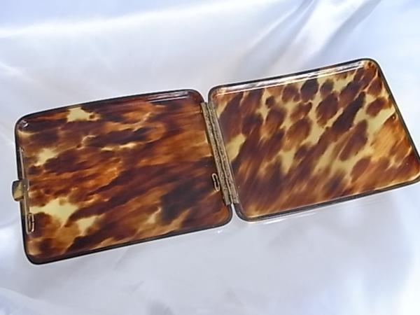 ヴィンテージ】本鼈甲 煙草ケース ① 喫煙グッズ たばこポーチ 【公式
