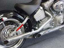 【CYCLE SHACK】2-1/2inch スリップオン TURN-OUT ロッカー用