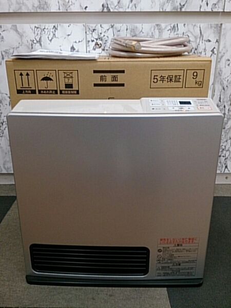 Rinnai ガスファンヒーター SGF-401CSR シルバー 都市ガス 13A RC