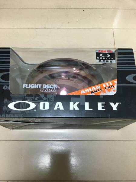 OAKLEY Flight Deck Matte White w/VR60 Pink Iridium　☆新品