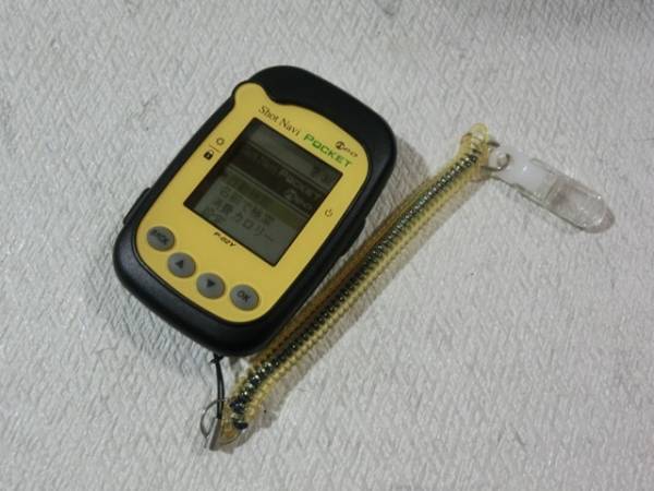 ●ゴルフ GPS テクタイト SHOT NAVI POCKET NEO P-02Y 動作品●