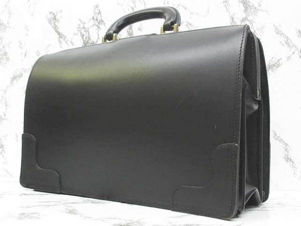 CHENEY チェイニー レザー ダレス ドクター バッグ 黒(ブリーフケース
