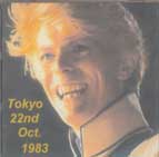 DAVID BOWIE プライベート盤　2CD-R Tokyo 22.10.83