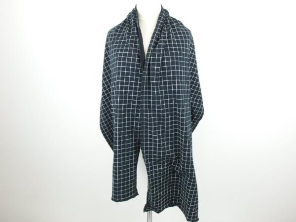 UNDERCOVER アンダーカバー スパイダーチェック ストール BLACK