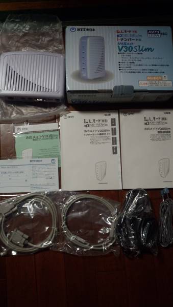 【送料込】NTT INSメイトV30Slim（ISDN用TA)【備品完備】