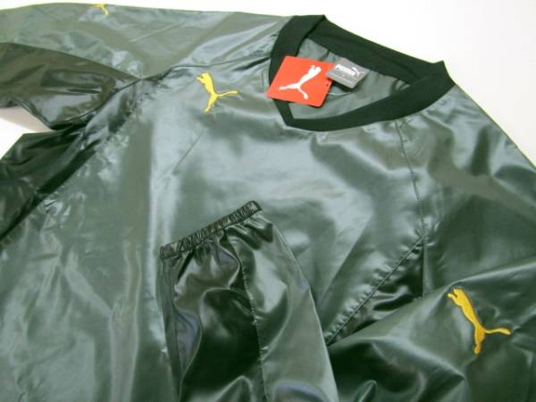 ◆高品質!プーマPUMA.Vネックウィンドプルオーバー(M)黒新品◆