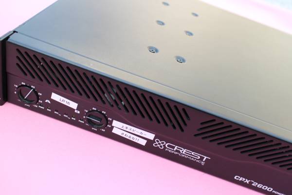 中古）パワーアンプCREST CPX-2600 [ジャンク扱い]♪♪♪ CREST