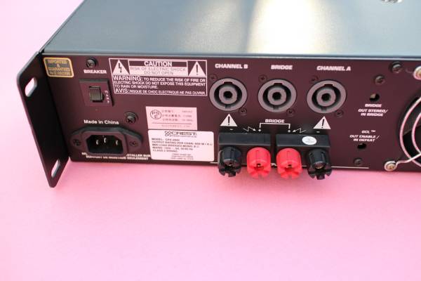 中古）パワーアンプCREST CPX-2600 [ジャンク扱い]♪♪♪ CREST