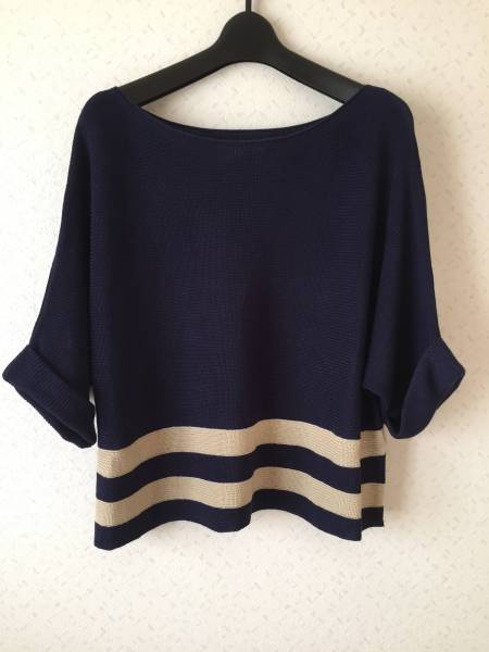 ◆スコットクラブ購入◆FENNEL ドルマンスリーブニット ボーダー