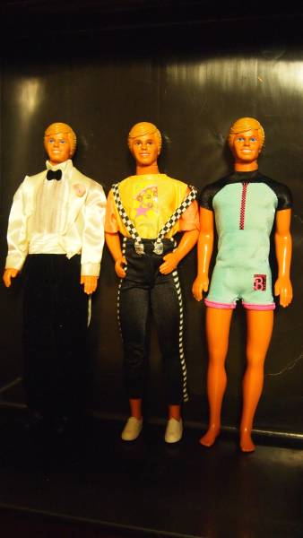 25.ケン人形 3体 30cm