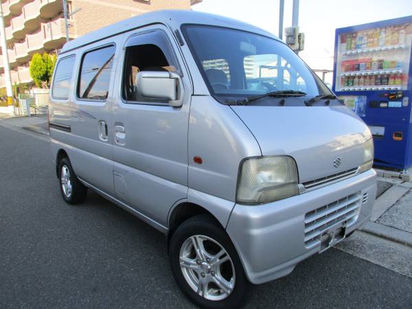大阪☆エブリィワゴンDA52W ターボ 車検28年12月 タイベルOK売切 即納