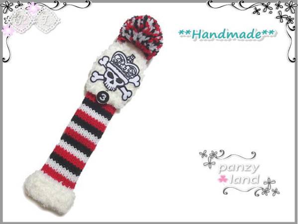 [OM専用★2点セット]FW用ヘッドカバー/クラウンスカル★ハンドM