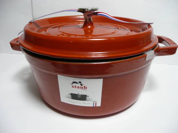ストウブ　ココットロンド　24cmシナモン　未使用品