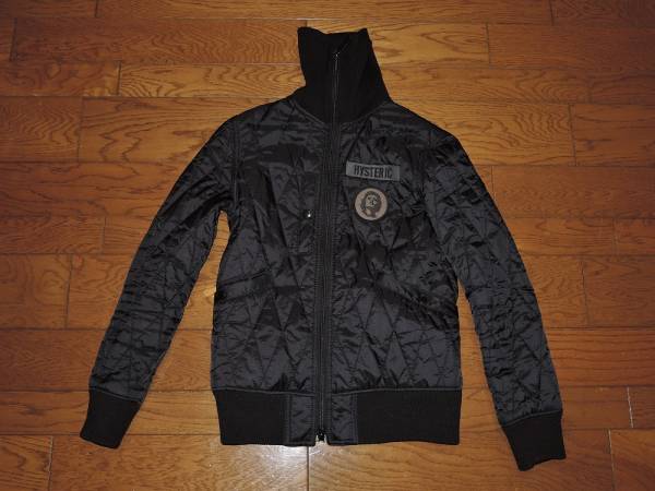 HYSTERICヒステリックグラマープリマロフト中綿ジャケット黒/