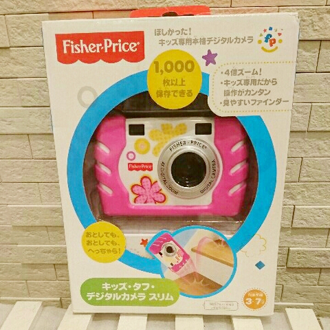 美品☆フィッシャープライス キッズ・タフ デジダルカメラスリム