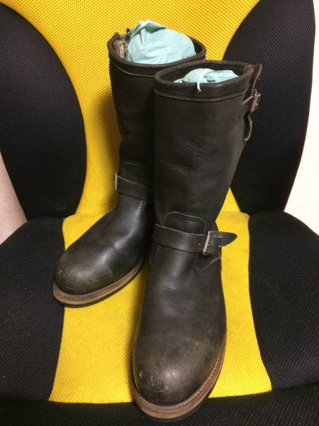 PT83 91黒タグ Chippewa チペワエンジニア茶芯8-1/2 2268