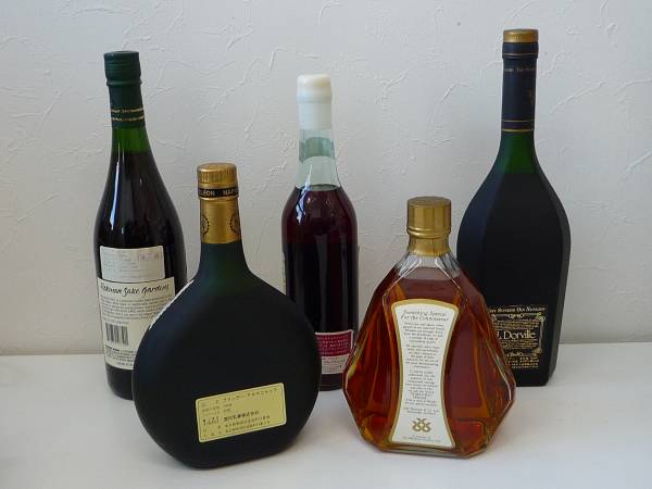 1円～♪古酒☆ウイスキー ブランデー 清酒 まとめて5本