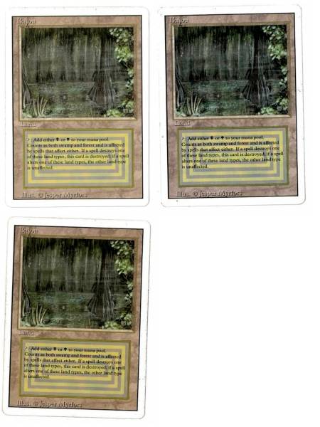 ■MTG bayou 英語版 3枚セット