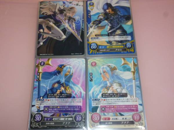 ファイアーエムブレム　サイファ  プロモ　アクア ファイアーエムブレム サイファ プロモ カード 4枚セット アクア
