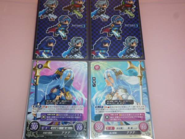ファイアーエムブレム　サイファ  プロモ　アクア ファイアーエムブレム サイファ プロモ カード 4枚セット アクア