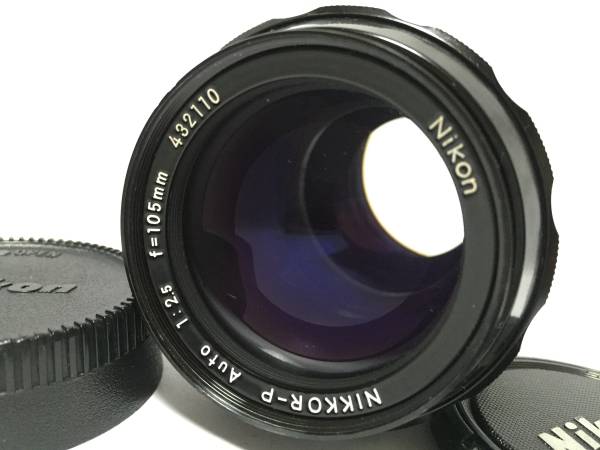 カメラ 【極上品】NIKKOR P Auto 105mm f2.5 単焦点レンズ
