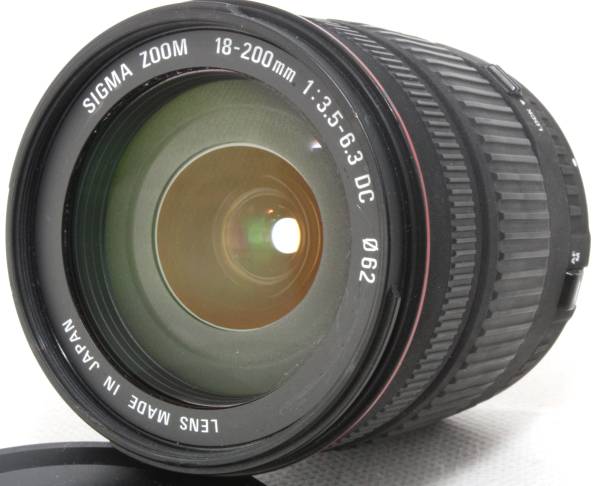 ★ＡＢ-良品★SIGMA 18-200mm F3.5-6.3 DC Canon用★実写済♪