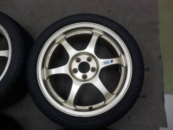 SSR TYPE-C(GOLD) 17X7.5J PCD100/5H OFF50 GDA(A型)等に