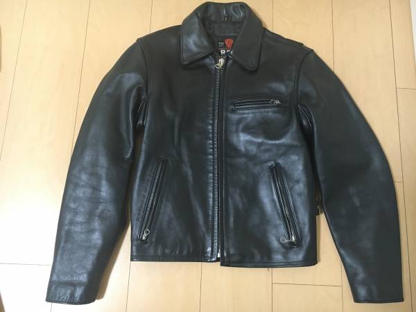 RBC TALON ZIP レザー シングルライダース 32 黒