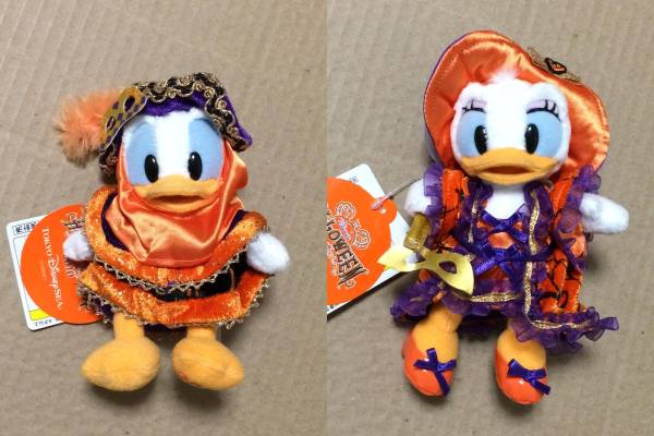 ドナルドデイジー ぬいぐるみバッジ ハロウィーン 2010 ミスマス